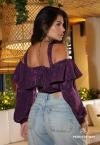 BLUSA CROPPED FEMININA FIGO PERFECT WAY