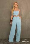 CROPPED FEMININO AZUL CLARO PERFECT WAY