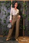 BLUSA FEMININA DECOTE V cru PERFECT WAY