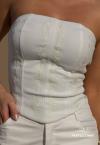 CORPETE FEMININO C/ BORD IND OFF WHITE PERFECT WAY