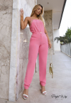 CONJUNTO BLUSA mais CALÇA COM DETALHES ROSA PERFECT WAY