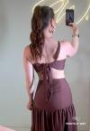 VESTIDO FEMININO LONGO CACAU PERFECT WAY