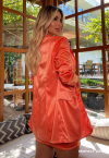 TRIJUNTO CROPPED+ SAIA + BLAZER LARANJA PERFECT WAY