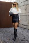 Perfect Way - SAIA CURTA FEMININA PRETO