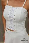 CROPPED FEMININO OFF WHITE PERFECT WAY