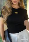 T-SHIRTS FEMININA PRETO PERFECT WAY