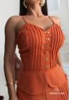 BLUSA FEMININA terracota PERFECT WAY