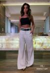 CALÇA FEMININA ALFAIATARIA BRANCO PERFECT WAY