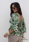 BLUSA ESTAMPADA FEMININA VERDE PERFECT WAY