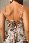 VESTIDO FEMININO ESTAMPADO NUDE PERFECT WAY