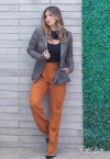BLAZER  CINZA ESCURO PERFECT WAY
