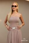 VESTIDO MIDI FEMININO COM PREGAS fendi PERFECT WAY