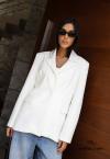 BLAZER FEMININO OFF WHITE PERFECT WAY