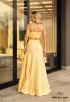 VESTIDO LONGO AMARELO MANTEIGA PERFECT WAY