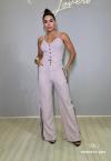 Perfect Way - CALÇA FEMININA PANTALONA SALMÃO COM PRETO