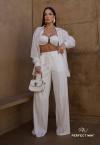 CAMISA FEMININA OFF WHITE PERFECT WAY