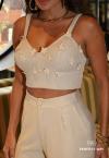 CROPPED FEMININO BEGE PERFECT WAY