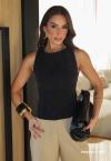 BLUSA FEMININA PRETO PERFECT WAY
