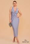 VESTIDO MAXI MIDI  AZUL PERFECT WAY