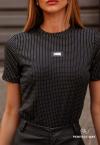 T-SHIRT FEMININA PRETO PERFECT WAY