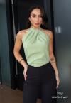 BLUSA verde PERFECT WAY