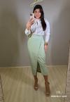 SAIA MIDI  FEMININA erva doce PERFECT WAY