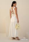 SAIA MIDI FEMININA OFF WHITE PERFECT WAY