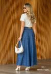 SAIA MAXI MIDI JEANS AZUL JEANS PERFECT WAY