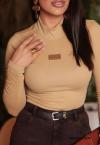 BLUSA MANGA LONGA    BEGE PERFECT WAY