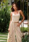 CROPPED REGATA C/ FAIXA FEMININO NUDE PERFECT WAY