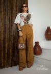 T- SHIRTS  CROPPED OVER FEMININO ESTAMPA OFF WHITE PERFECT WAY