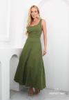 Perfect Way - VESTIDO FEMININO  MAXI MIDI verde folha