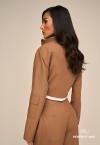 JAQUETA BORD INDUSTRIAL FEMININA CARAMELO PERFECT WAY