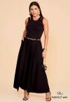 CALÇA FEMININA SAIA PRETO PERFECT WAY