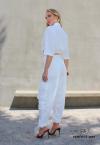 CAMISA CROPPED FEMININA OFF WHITE PERFECT WAY