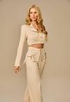 BLAZER CROPPED BEGE PERFECT WAY