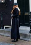 TRENCH COAT SARJA C/ CINTO FIVELA METAL  FEMININO PRETO PERFECT WAY