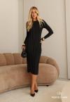 Perfect Way - VESTIDO MIDI FEMININO PRETO