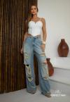 CROPPED  FEMININO OFF WHITE PERFECT WAY