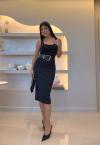 VESTIDO MAX MIDI FEMININO PRETO PERFECT WAY