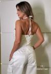 CROPPED FEMININO BORDADO 785 OFF WHITE PERFECT WAY