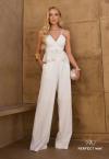 BLUSA FEMININA PEPLUM OFF WHITE PERFECT WAY