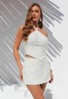 CROPPED FEMININO BORDADO 785 OFF WHITE PERFECT WAY