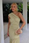 VESTIDO  OMBRO SÓ C/ FENDA FEMININO MATCHA PERFECT WAY