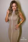 VESTIDO MIDI FEMININO TRICÔ FENDI PERFECT WAY