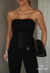 CALÇA BORD INDUSTRIAL FEMININA PRETO PERFECT WAY