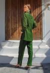 BLAZER FEMININO C/ MARTINGALE NAS MANGAS VERDE PERFECT WAY