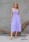 VESTIDO MAXI MIDI FEMININO lilas PERFECT WAY