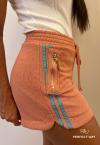 SHORTS TEC TRICO FORRADO  FEMININO TAMARINDO PERFECT WAY