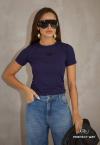Perfect Way - BLUSA FEMININA AZUL MARINHO